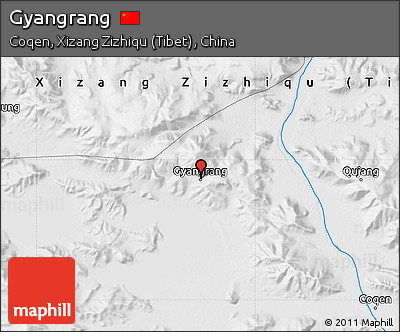 Physical Map of Gyangrang