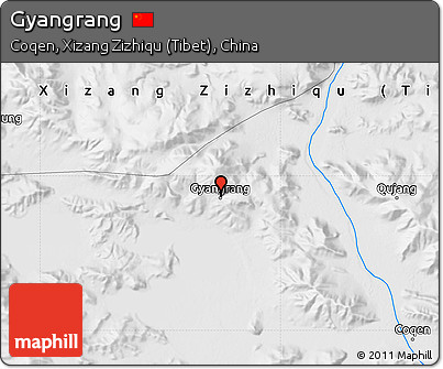 Physical Map of Gyangrang