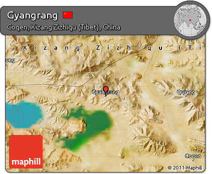 Satellite Map of Gyangrang