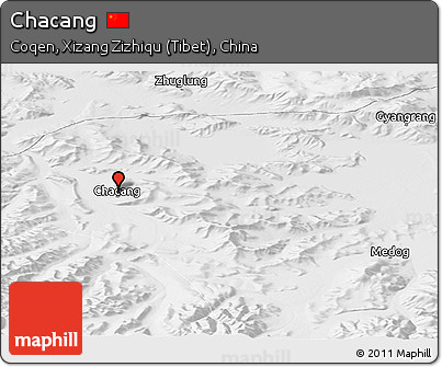 Physical Panoramic Map of Chacang