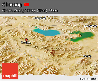 Satellite Panoramic Map of Chacang
