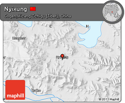 Physical Map of Nyixung