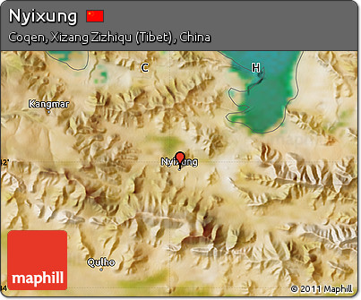 Satellite Map of Nyixung