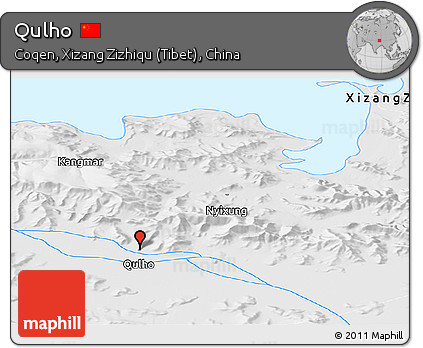 Physical Panoramic Map of Qulho