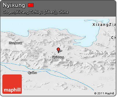Physical Panoramic Map of Nyixung