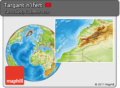 Physical Location Map of Targant N'Ifert