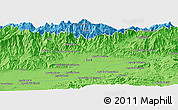 Political Panoramic Map of Afensou