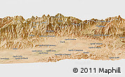 Satellite Panoramic Map of Afensou