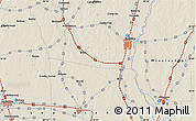Shaded Relief Map of Folsom