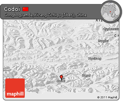 Physical Panoramic Map of Codoi