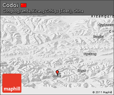 Physical Panoramic Map of Codoi