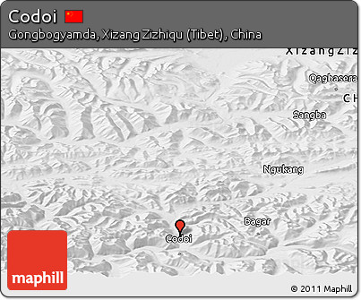 Physical Panoramic Map of Codoi