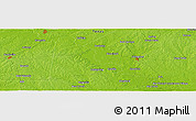 Physical Panoramic Map of the area around 30° 42' 29" N, 95° 7' 30" W