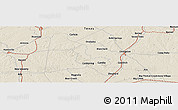 Shaded Relief Panoramic Map of the area around 30° 42' 29" N, 95° 7' 30" W