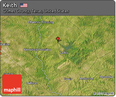 Satellite 3D Map of Keith