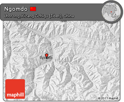 Physical 3D Map of Ngomdo
