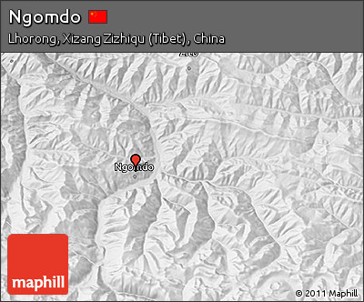 Physical 3D Map of Ngomdo
