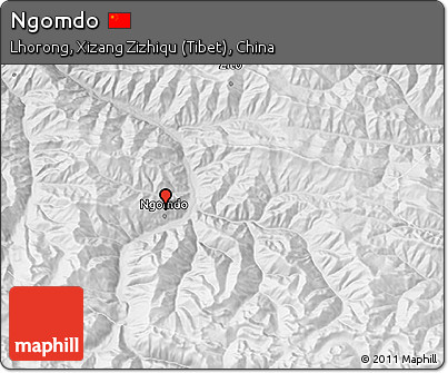 Physical 3D Map of Ngomdo