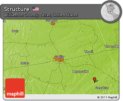 Physical 3D Map of Structure