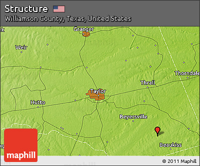 Physical 3D Map of Structure