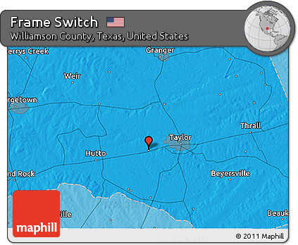 Political 3D Map of Frame Switch
