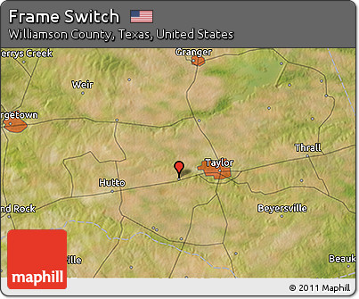 Satellite 3D Map of Frame Switch