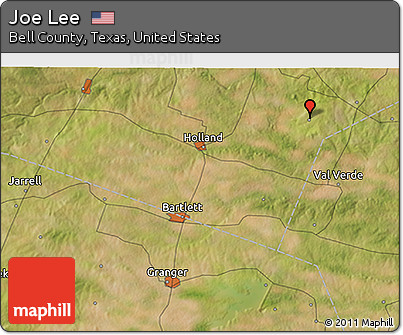 Satellite 3D Map of Joe Lee