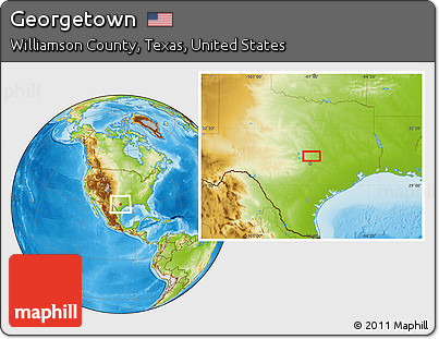Physical Location Map of Georgetown