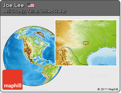 Physical Location Map of Joe Lee