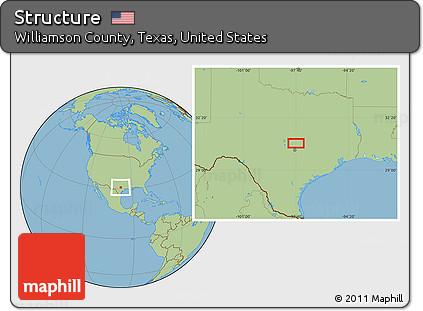 Savanna Style Location Map of Structure
