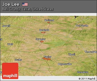 Satellite Panoramic Map of Joe Lee