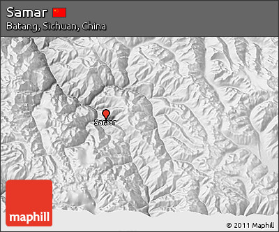 Physical 3D Map of Samar