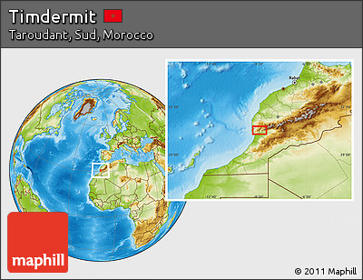 Physical Location Map of Timdermit