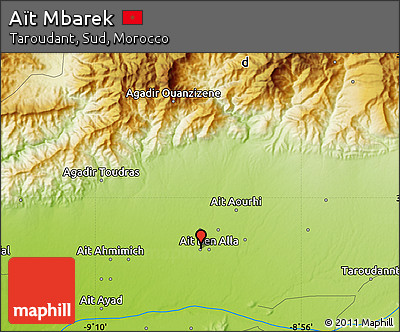 Physical Map of Aït Mbarek
