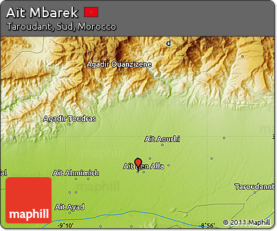 Physical Map of Aït Mbarek
