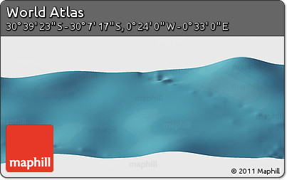 Satellite Panoramic Map of the Area around 30° 23' 20" S, 0° 4' 30" E