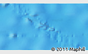 Physical 3D Map of the area around 30° 23' 20" S, 105° 19' 29" W