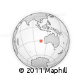 Outline Map of the Area around 30° 23' 20" S, 106° 19' 29" E, rectangular outline
