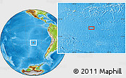 Physical Location Map of the area around 30° 23' 20" S, 106° 10' 30" W
