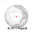 Outline Map of the Area around 30° 23' 20" S, 107° 1' 30" W, rectangular outline