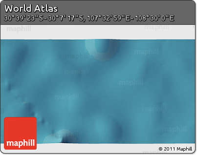 Satellite 3D Map of the Area around 30° 23' 20" S, 108° 1' 30" E