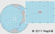 Gray Location Map of the area around 30° 23' 20" S, 108° 43' 29" W