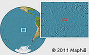 Satellite Location Map of the area around 30° 23' 20" S, 109° 34' 29" W