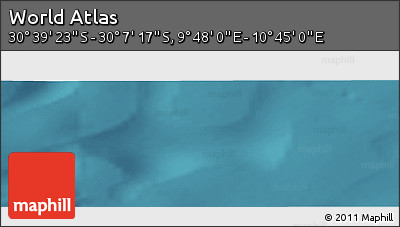 Satellite Panoramic Map of the Area around 30° 23' 20" S, 10° 16' 30" E