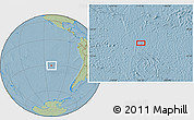 Savanna Style Location Map of the area around 30° 23' 20" S, 111° 16' 30" W, hill shading