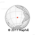 Outline Map of the Area around 30° 23' 20" S, 111° 16' 30" W, rectangular outline