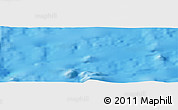 Physical Panoramic Map of the area around 30° 23' 20" S, 111° 16' 30" W