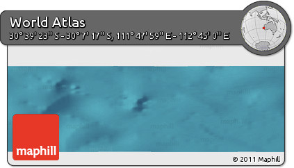 Satellite Panoramic Map of the Area around 30° 23' 20" S, 112° 16' 30" E