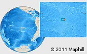 Shaded Relief Location Map of the area around 30° 23' 20" S, 112° 7' 30" W