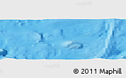 Shaded Relief Panoramic Map of the area around 30° 23' 20" S, 112° 7' 30" W